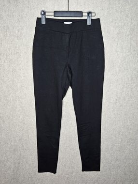 Calvin Klein Black Ponte Slim Pull-On Pants – Size 4
